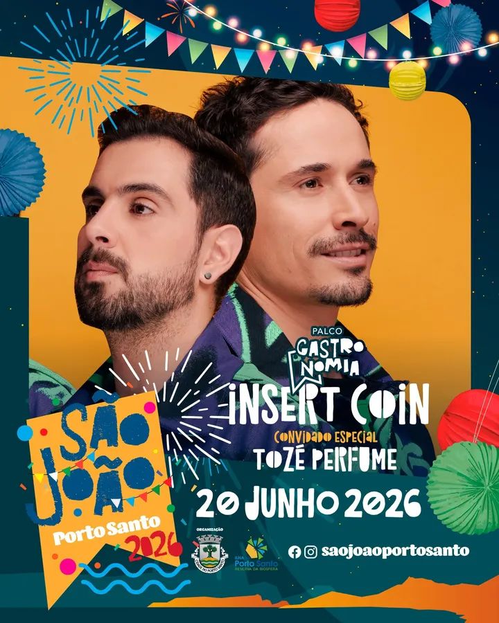 São João 2026: Insert Coin & Tozé Perfume